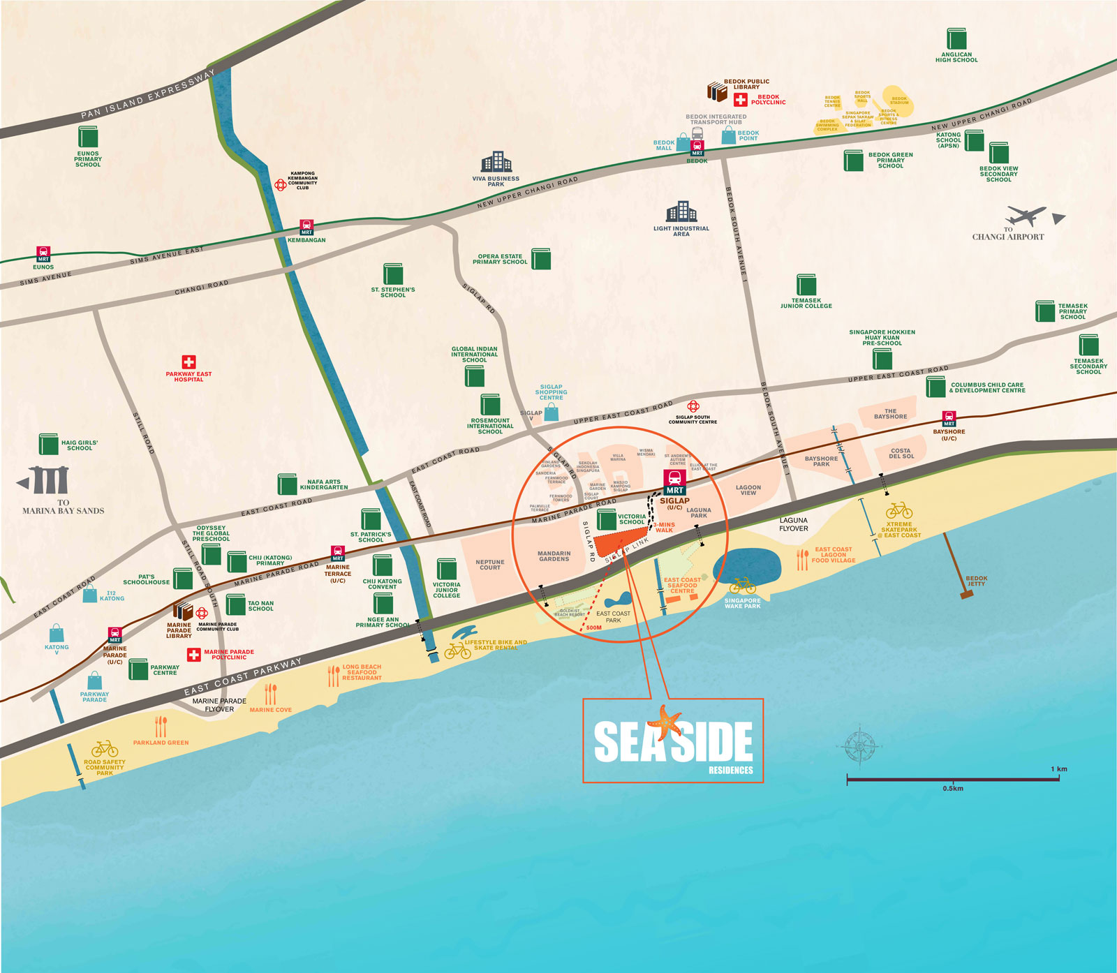 Seaside Residences (D15) 4 Location Map
