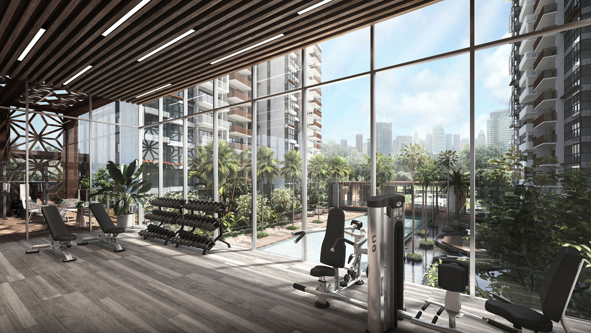 OLA Executive Condo (EC) in Sengkang(D19) 3 Gym with beautiful scenery in OLA