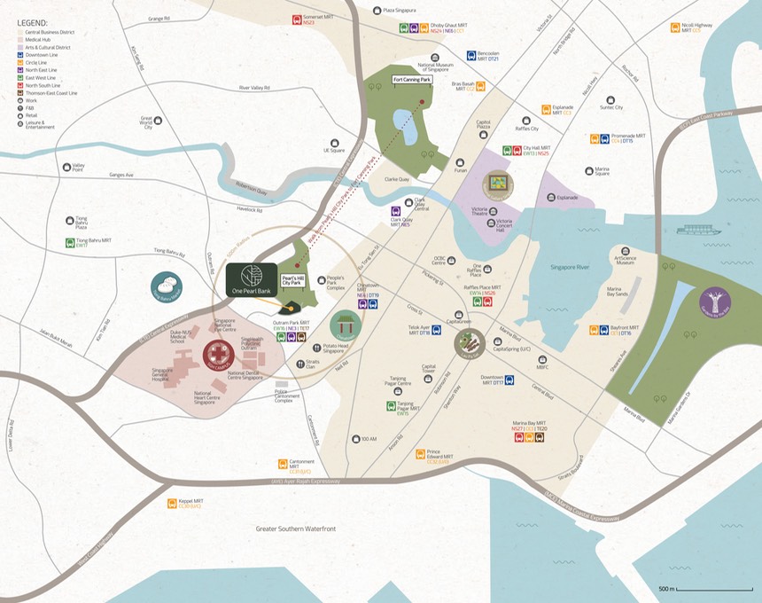 One Pearl Bank, (D03) 4 One Pearl Bank lacation map