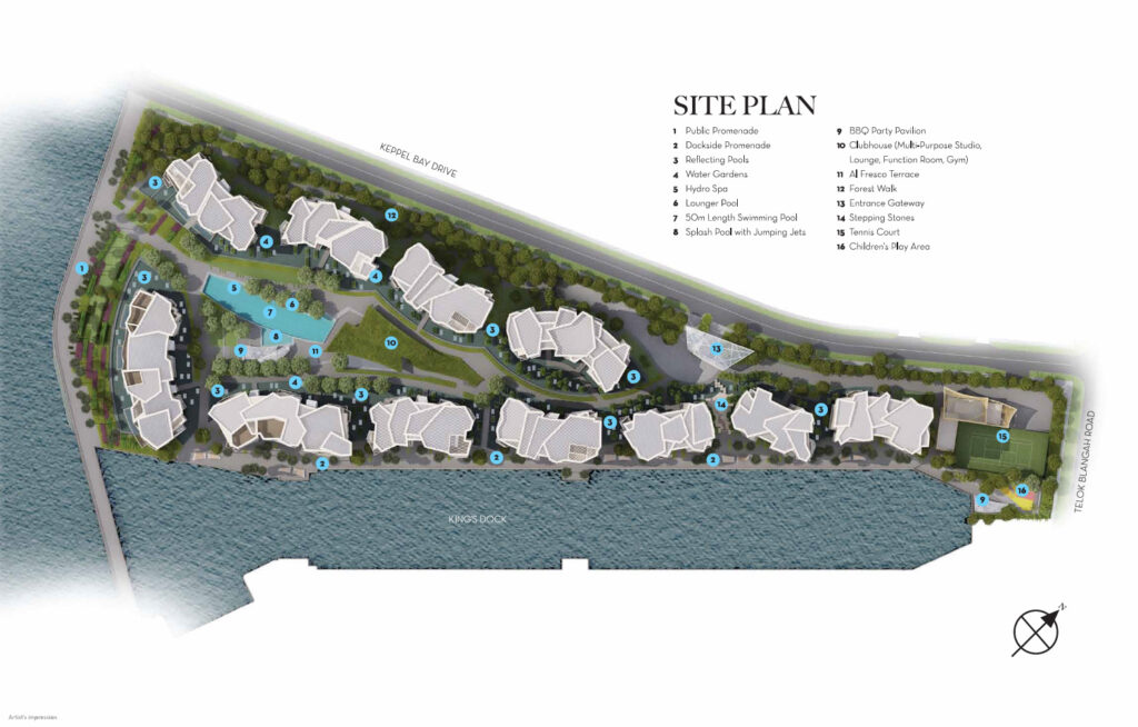 Corals At Keppel Bay (D04) 7 Site Plan
