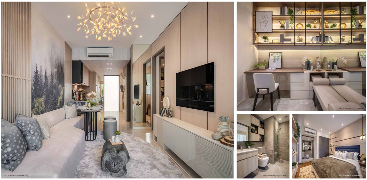 Kent Ridge Hill Residences (D05) 5 Showflat 1br+Study 2 Bedroom Compact Showflat of Kent Ridge Hill Residence