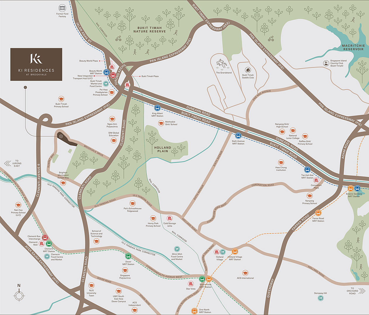 Ki Residences at Brookvale (D21) 8 Ki Residences Location Map