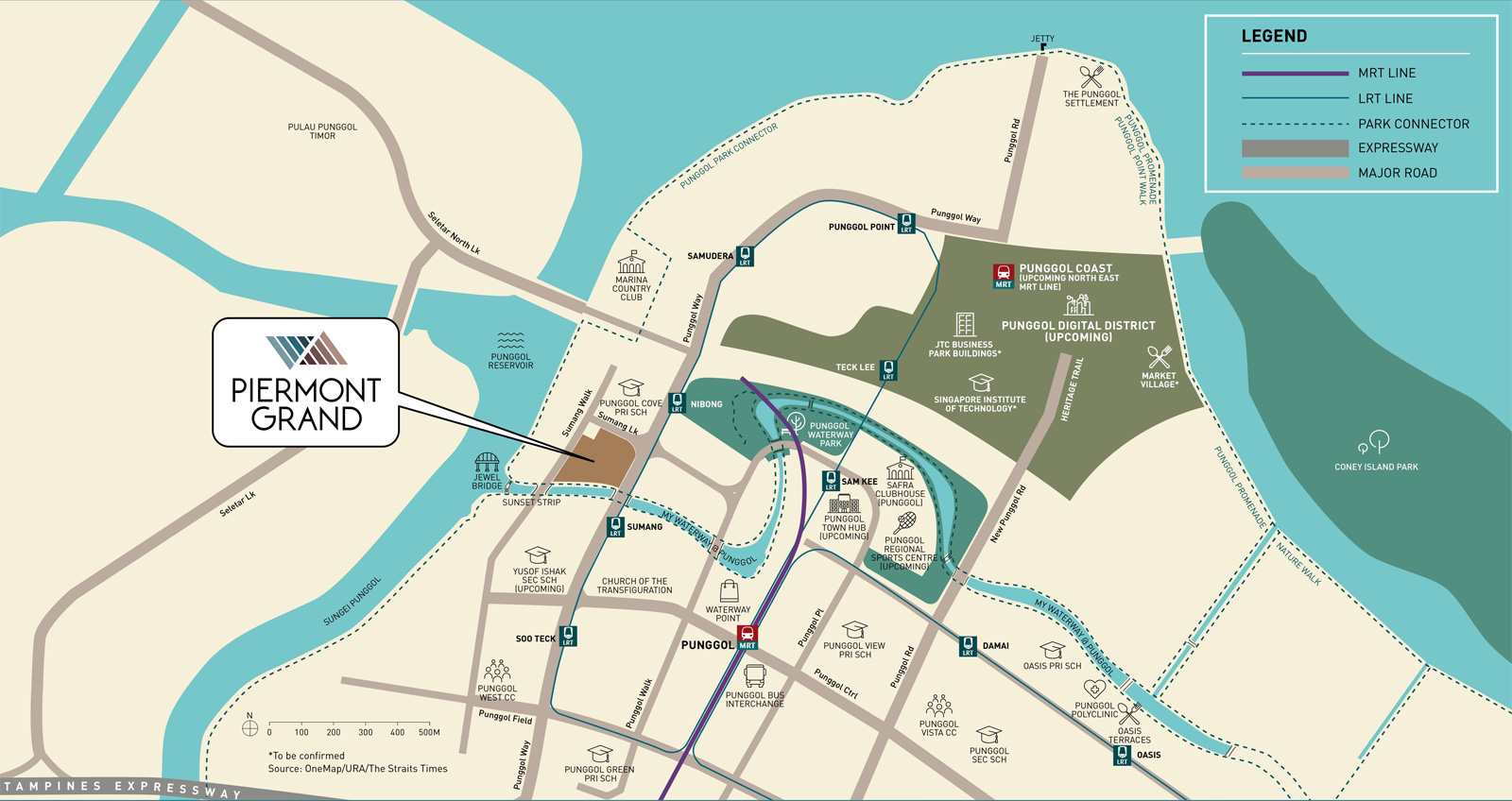 Piermont Grand EC Executive Condo (D19) 1 Piermont Grand EC, Location Map