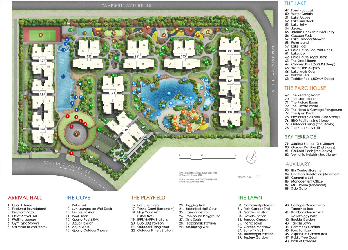 Parc Central Residences EC, Executive Condo in Tampines (D18) 2 Parc Central Residences EC's Site Plan