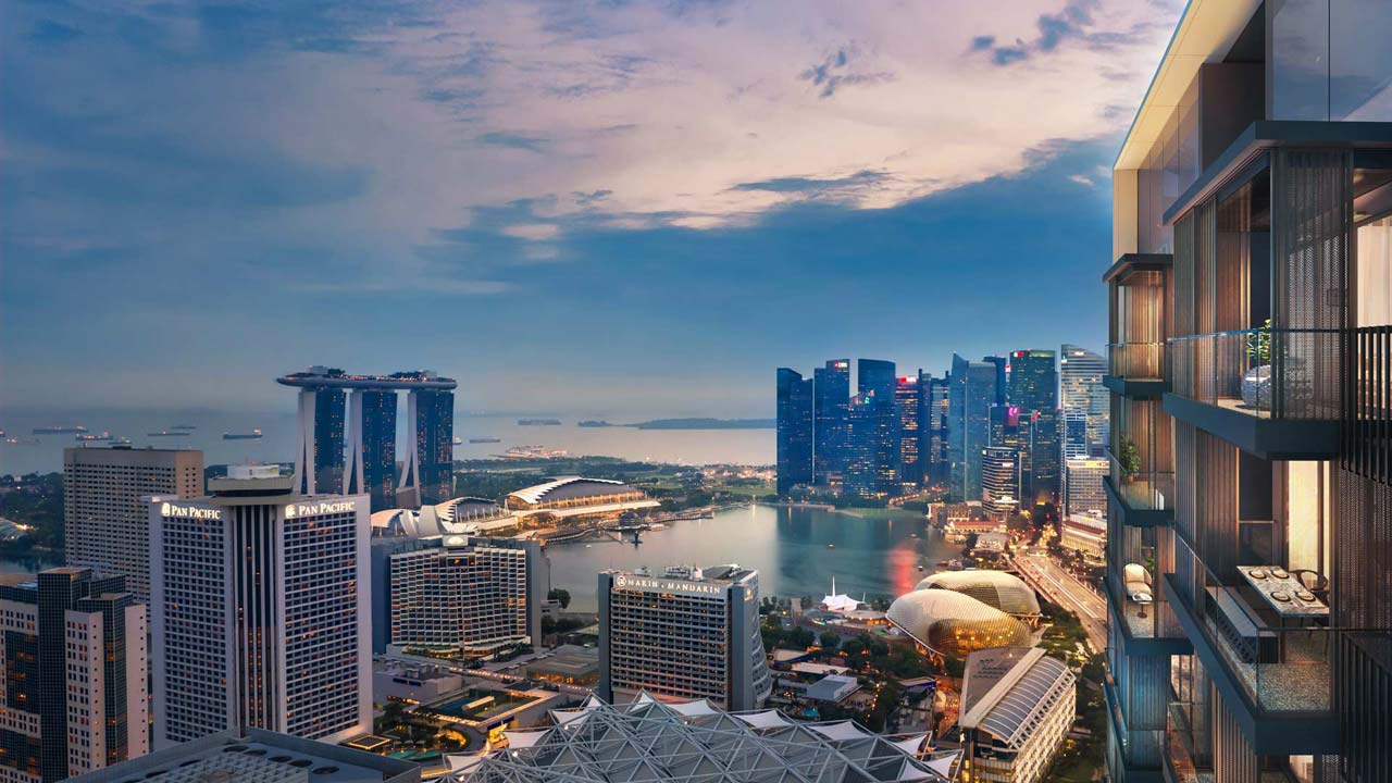 Midtown Bay, (D07) Beach Road opposite Suntec City 7 Midtown Bay view towards singapore Marina Bay vicinity
