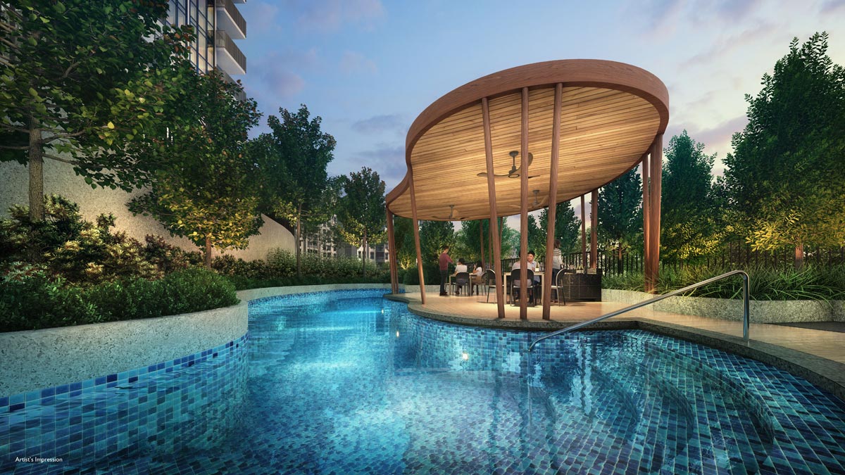 Sengkang Grand Residences, (D19) 6 Poolside BBQ Pavilion