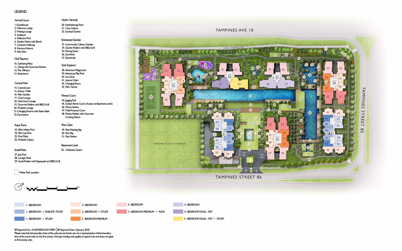 The Tapestry Singapore D18 Condo For Sale 2 Site Plan of Tapestry