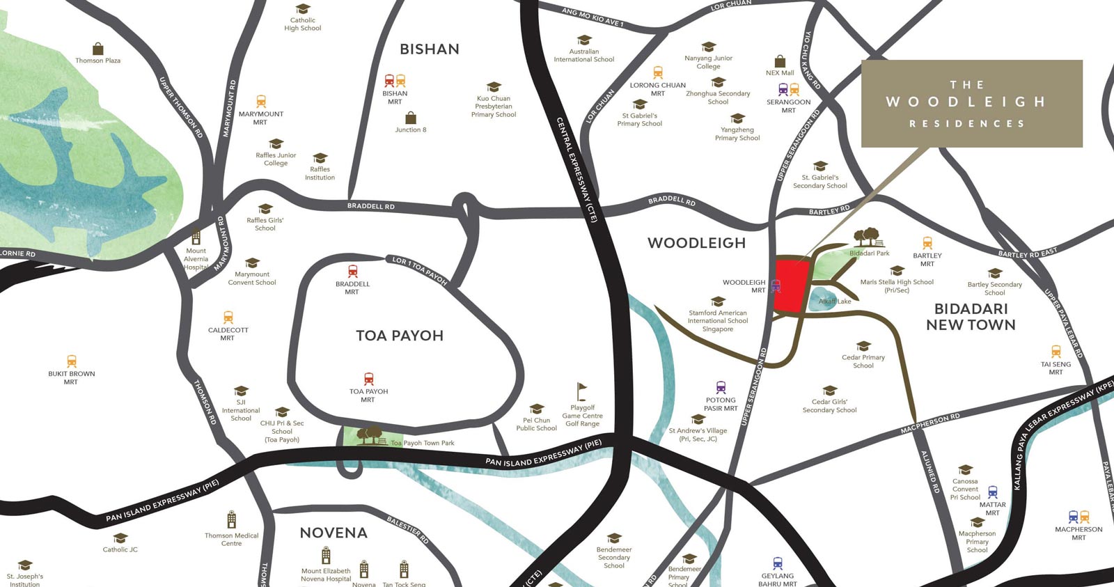 Woodleigh Toa Payoh Location Map