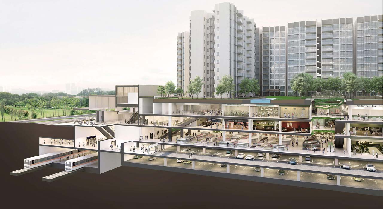 The Woodleigh Residences 2 Woodleigh Mall - Woodleigh Residences Cross Section