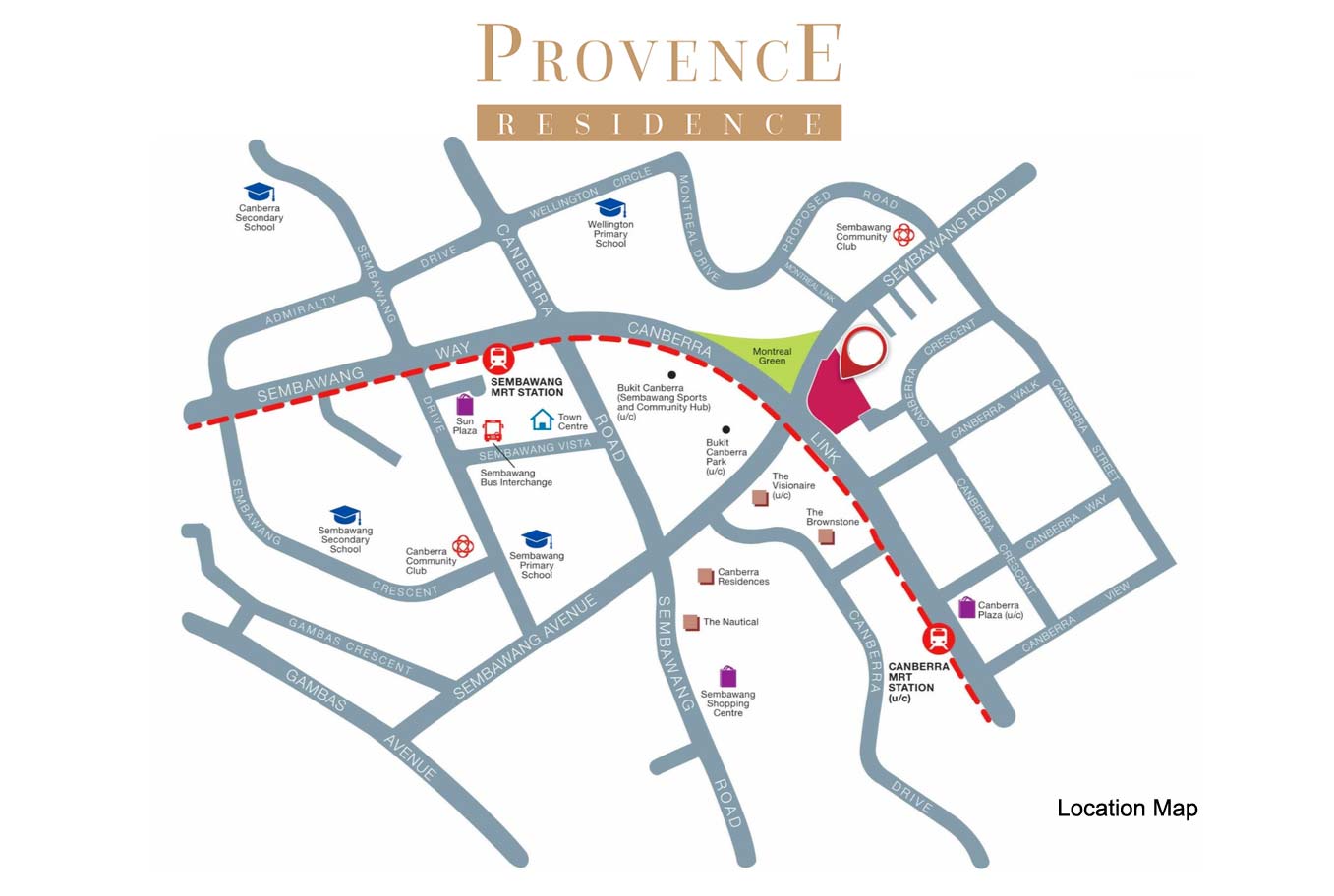 Provence Residence EC (2021 Executive Condominium) 2 Location Map