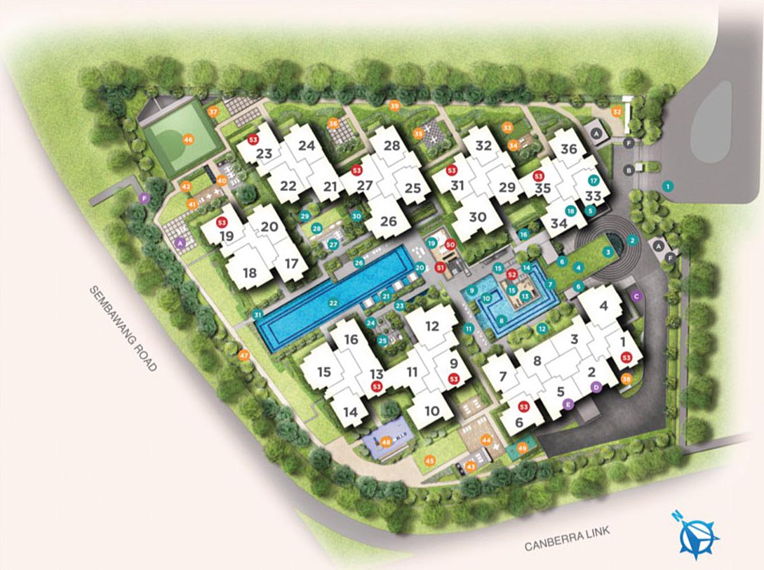 Provence Residence EC (2021 Executive Condominium) 6 Site Map of Provence Residence EC