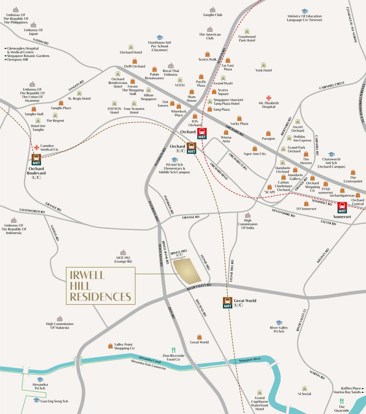 Irwell Hill Residences Location