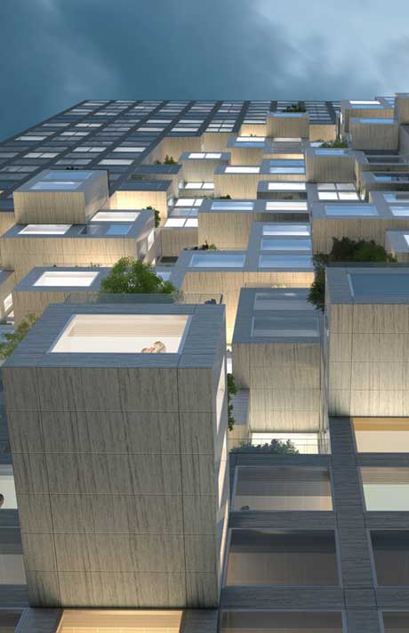 Downtown One Tirana by MVRDV, Concept Architect of Irwell Hill Residences